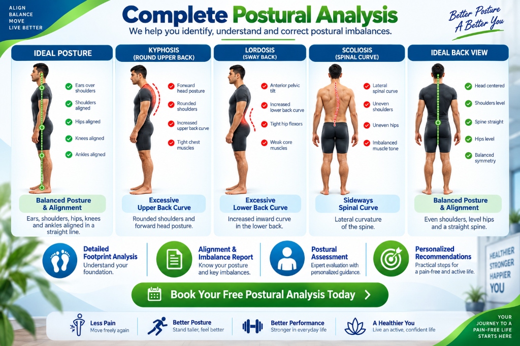 Complete Postural Analysis - identifying and correcting postural imbalances
